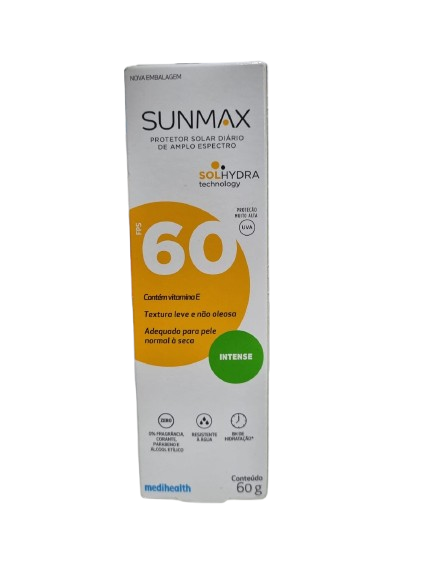 Protetor Solar Sunmax Intense Fps60 60g VALIDADE 10/2026