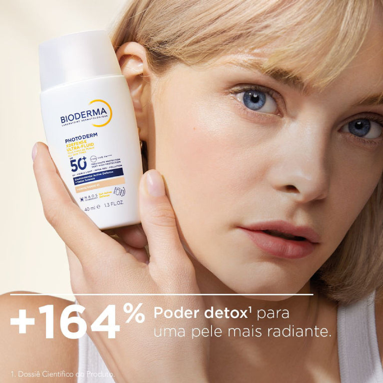 Protetor Solar Bioderma Photoderm XDefense Ultra-fluid Cor 01 FPS 50+ 40ml