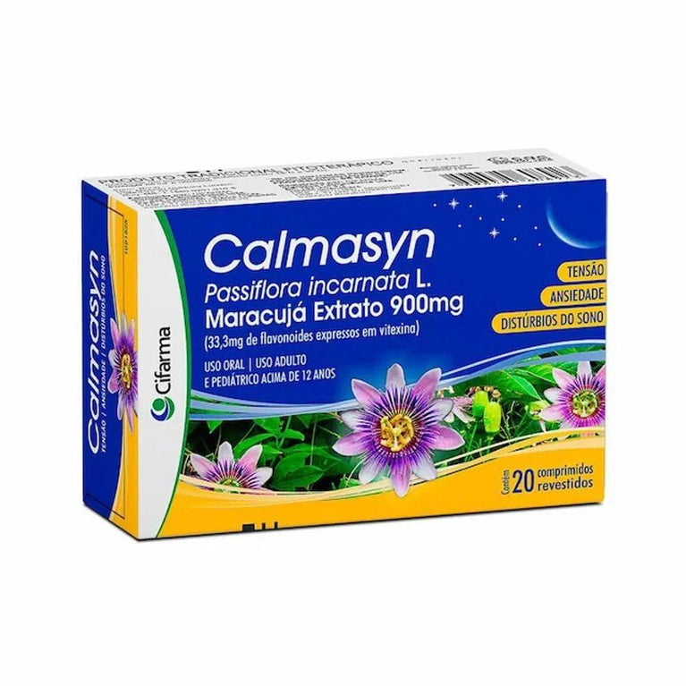 Calmasyn 900mg 20 Comprimidos - Drogaria Poupa Centro