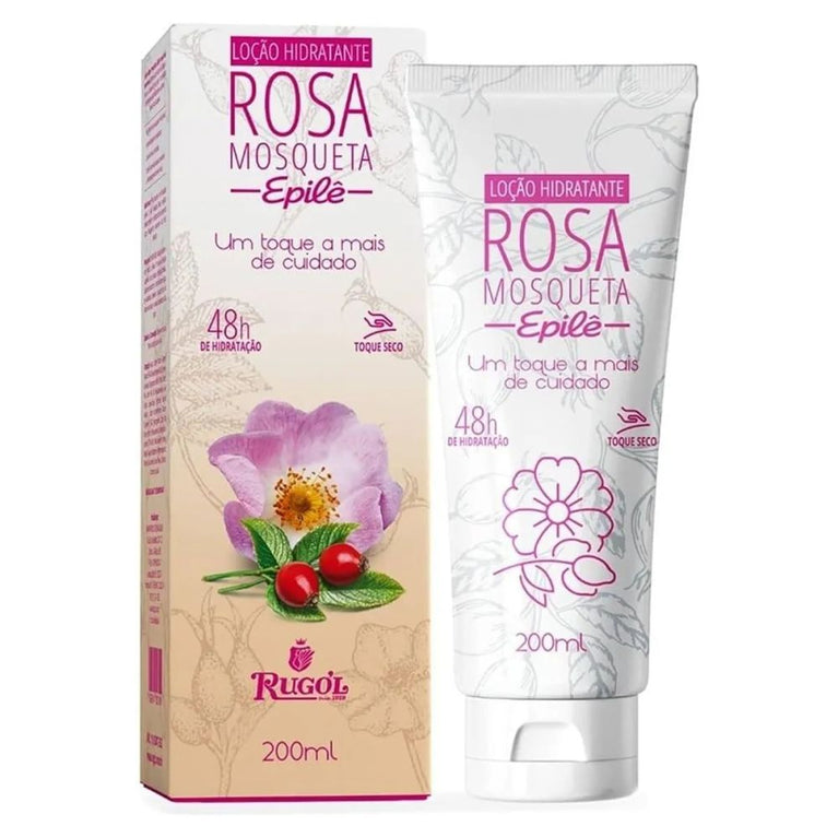 Loção Hidratante Corporal Rosa Mosqueta Epilê 200ml VALIDADE 31/01/2027