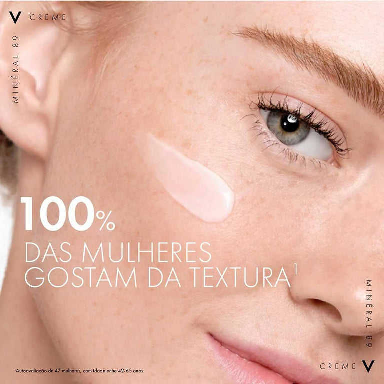 Creme Hidratante Facial Vichy Mineral 89 Fortalecedor e Reparador Booster Hidratante com Água Termal de Vichy 40ml