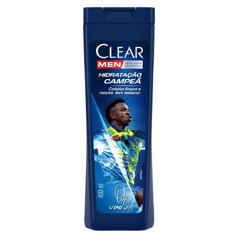Shampoo Anticaspa Clear Men Hidratação Campeã 400ml