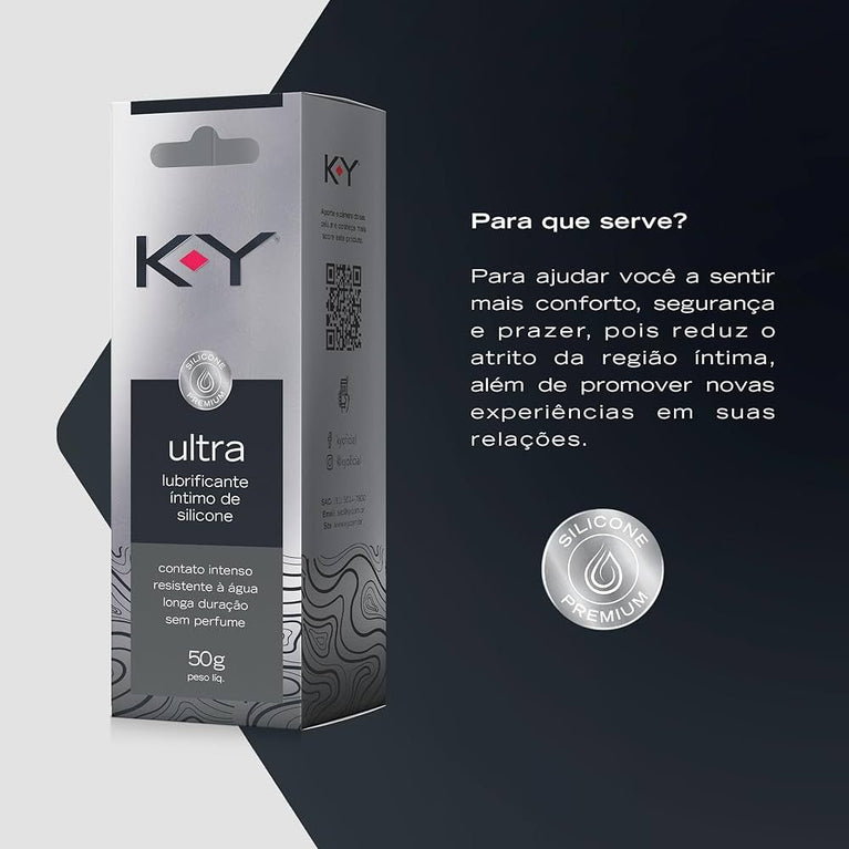 Gel Lubrif Ky Ultra Silicone 50G