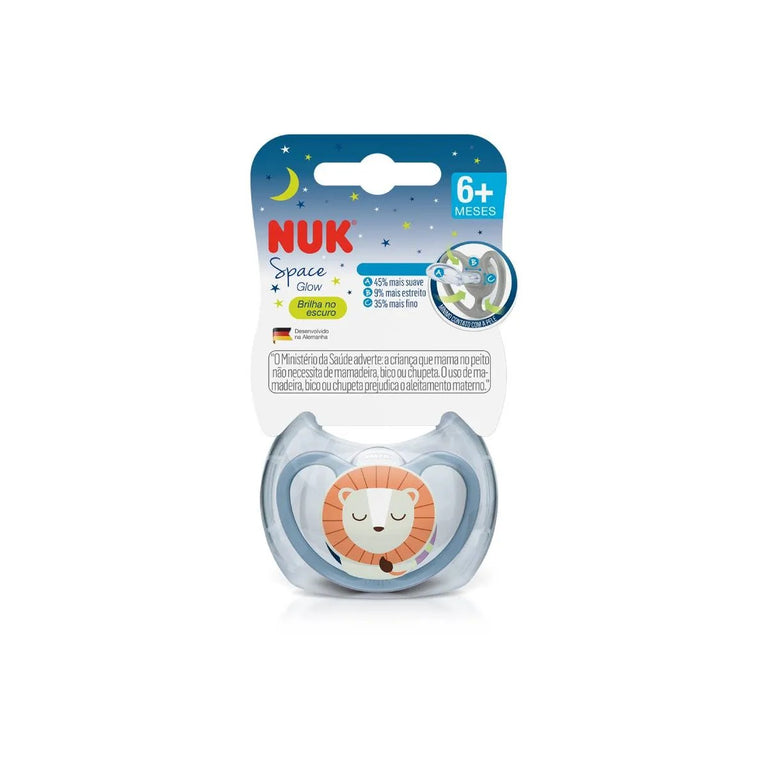 Chupeta Nuk Space Glow 6+ Meses Brilha no Escuro