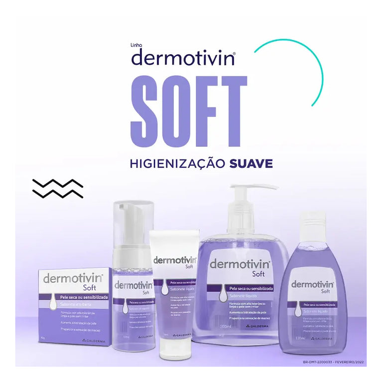 Sabonete Líquido Dermotivin Soft com 300ml