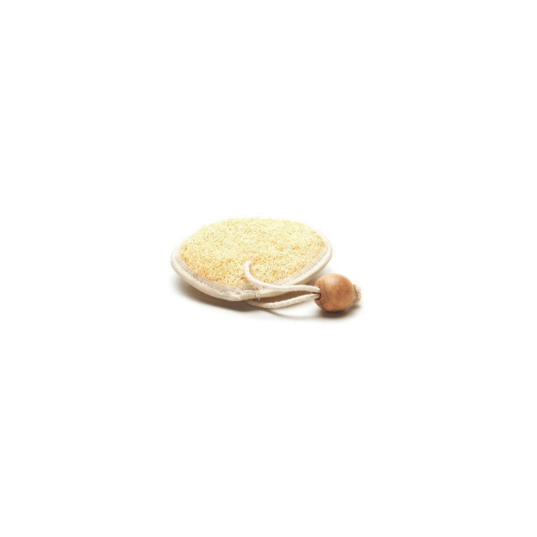 Bucha para Banho Isa Manufaturada redonda com bolinhas