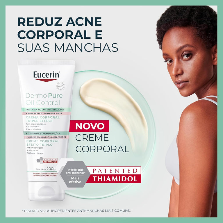 Creme Corporal Eucerin DermoPure Oil Control Triplo 200ml
