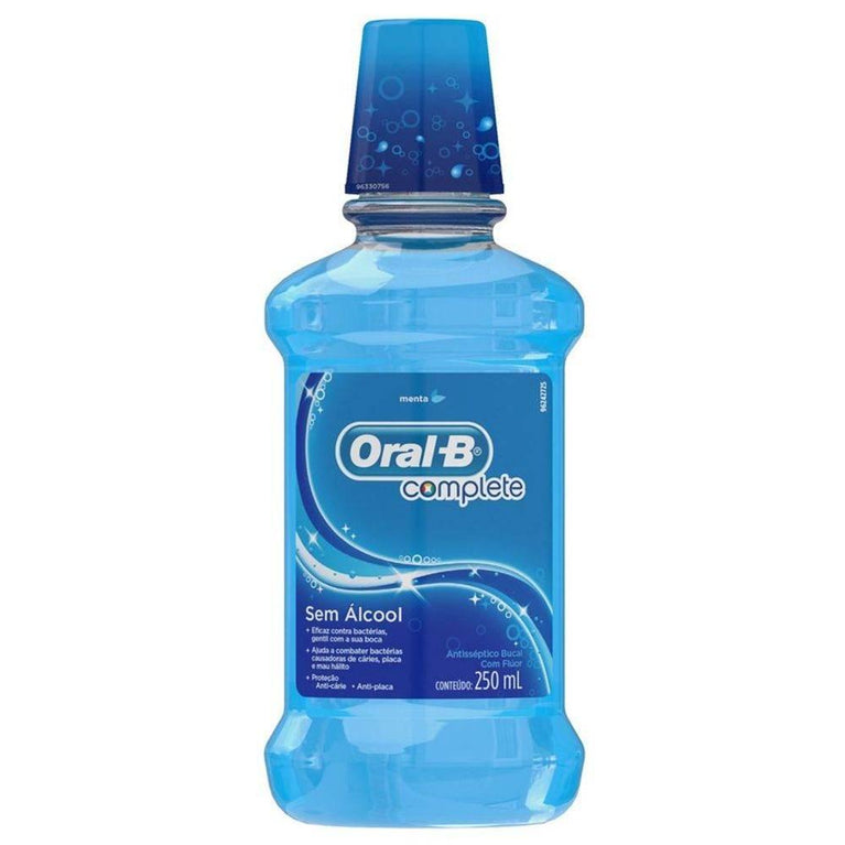 Enxaguante Bucal Oral-B Menta - 250ml - Drogaria Poupa Centro