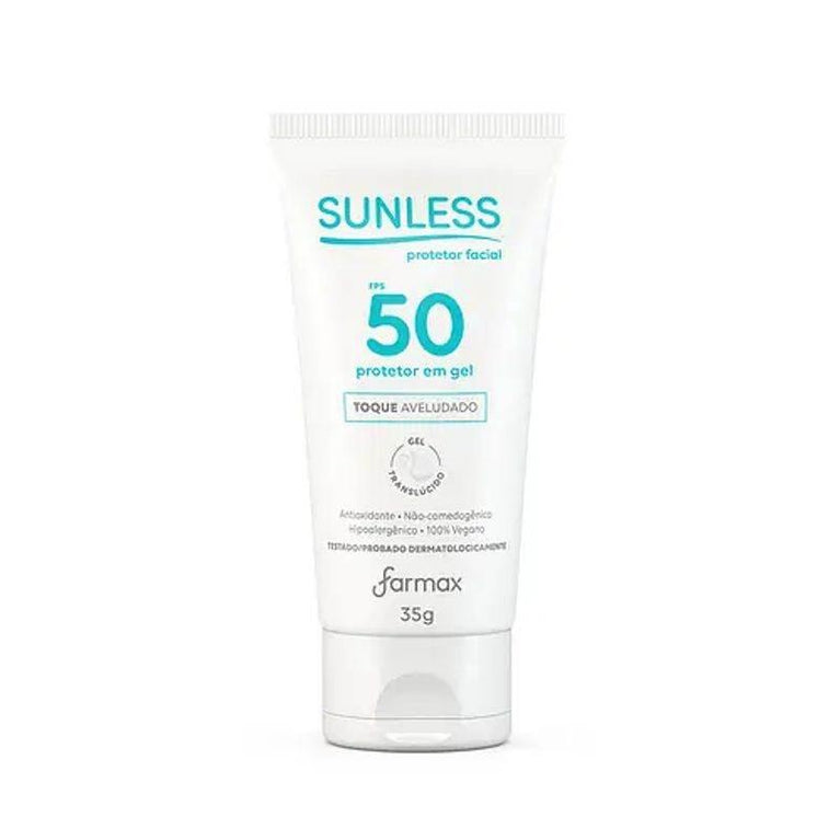Protetor Solar B.Sunless Facial 35G Fps50 Gel Translucido - Farmax - Drogaria Poupa Centro