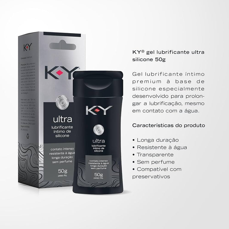 Gel Lubrif Ky Ultra Silicone 50G