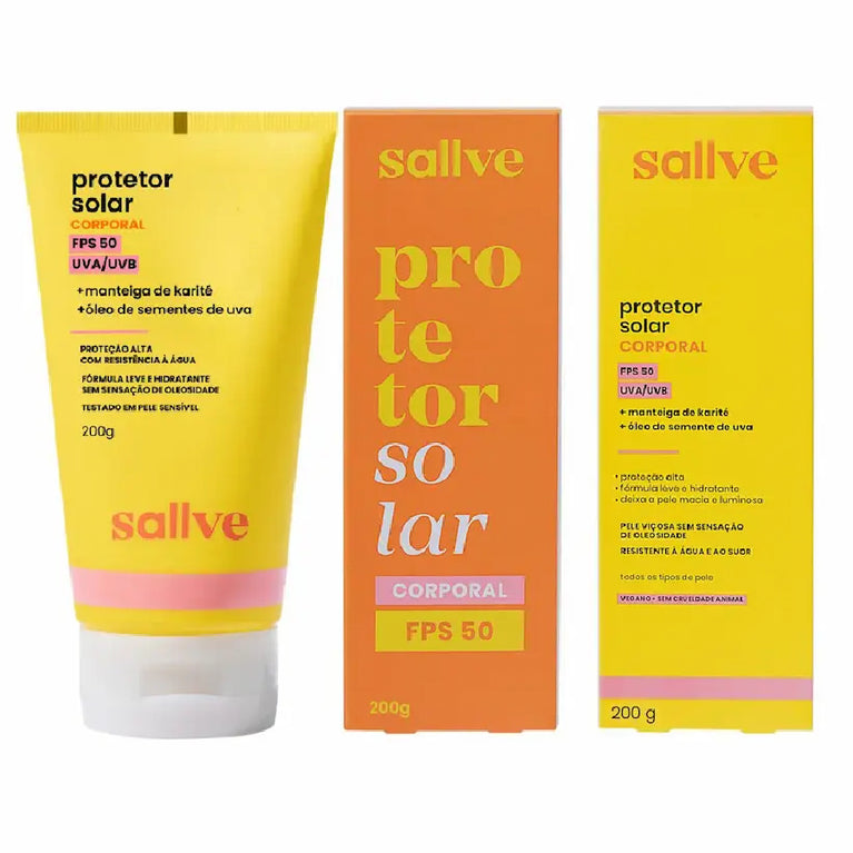 Protetor Solar Corporal FPS 50 Sallve 200g