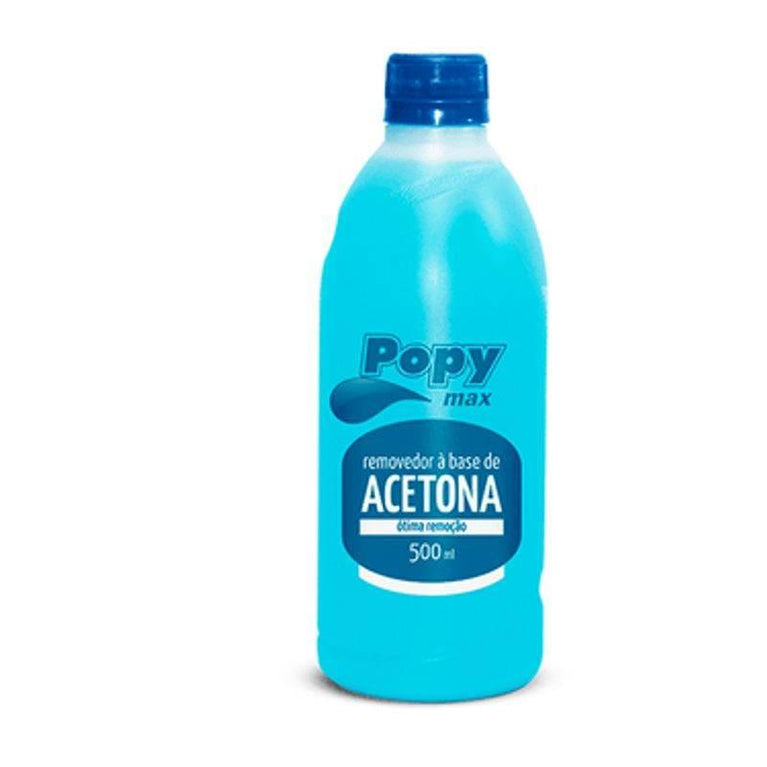 Acetona Popy Max 500Ml - Farmax - Drogaria Poupa Centro