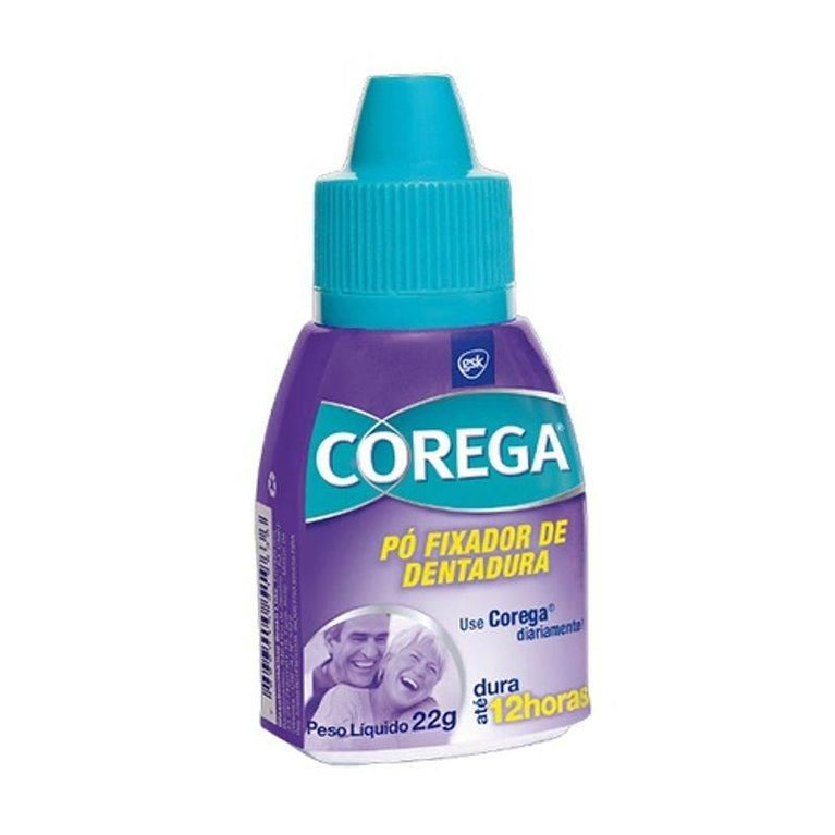 Pó Fixador Corega 22g Menta - Drogaria Poupa Centro