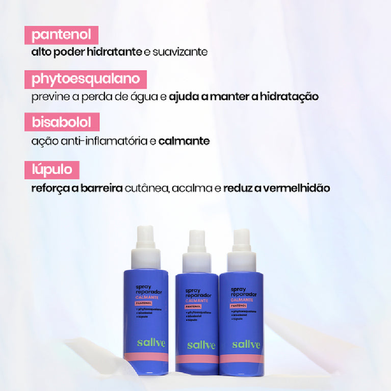 Spray Reparador Calmante Sallve Facial e Corporal 120ml