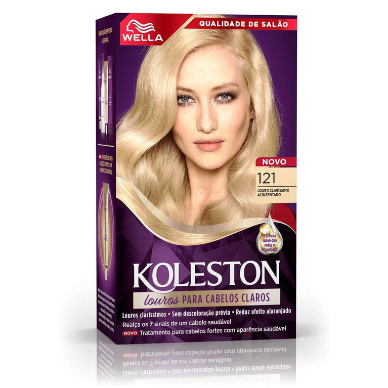 Tintura Koleston Nº121 Louro Claro Acinzentado - Wella - Drogaria Poupa Centro