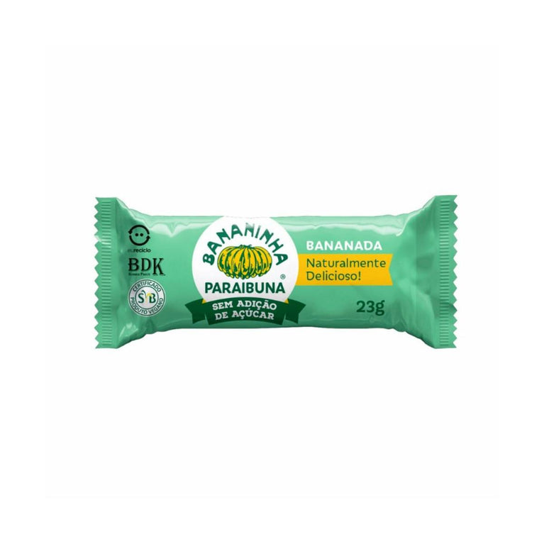 Bananada Bananinha Paraibuna Sem Açúcar Vegano 23g