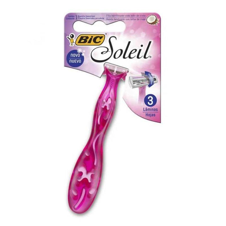 Aparelho Bic Soleil Feminino C/1 Lâmina Rosa - Drogaria Poupa Centro
