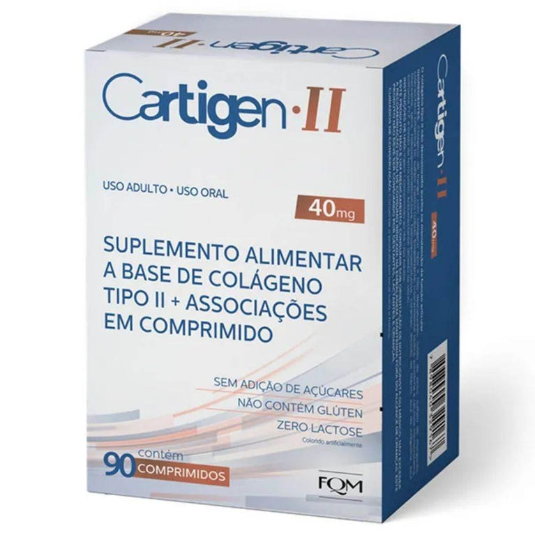 Cartigen II 40mg 90 Comprimidos - Drogaria Poupa Centro