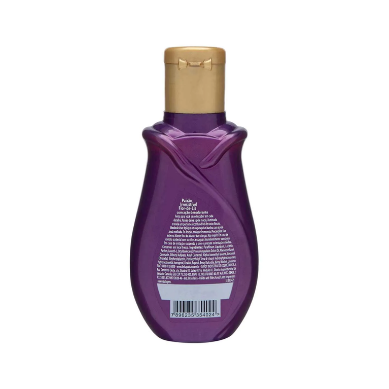 Óleo Corporal Paixão Irresistível Flor de Lis Com 100ml