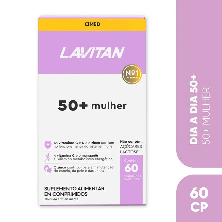 Lavitan 50+ Mulher Com 60 Comprimidos