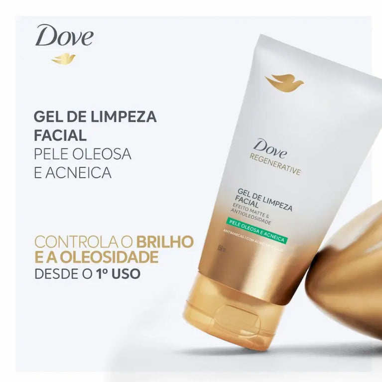 Gel de Limpeza Facial Dove Regenerative Efeito Matte & Antioleosidade 150g