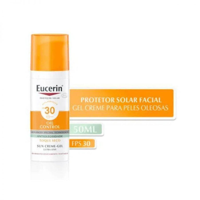 Protetor Solar Eucerin FPS 30 Oil Control 50g - Drogaria Poupa Centro