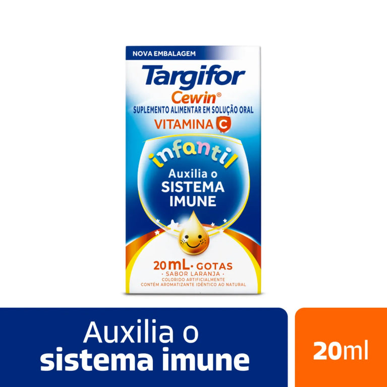 Vitamina C Targifor TeProtege! Imunidade Laranja 200mg/ml Gotas 20ml