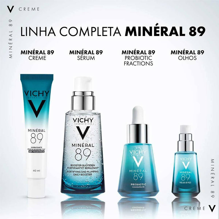 Creme Hidratante Facial Vichy Mineral 89 Fortalecedor e Reparador Booster Hidratante com Água Termal de Vichy 40ml