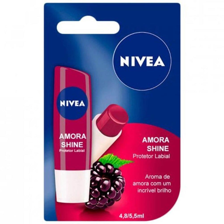Protetor Labial Nivea Lip Care Amora Shine - Drogaria Poupa Centro