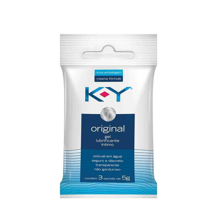 Gel Lubrificante Íntimo K-Y Original com 3 Unidades 5g - Drogaria Poupa Centro