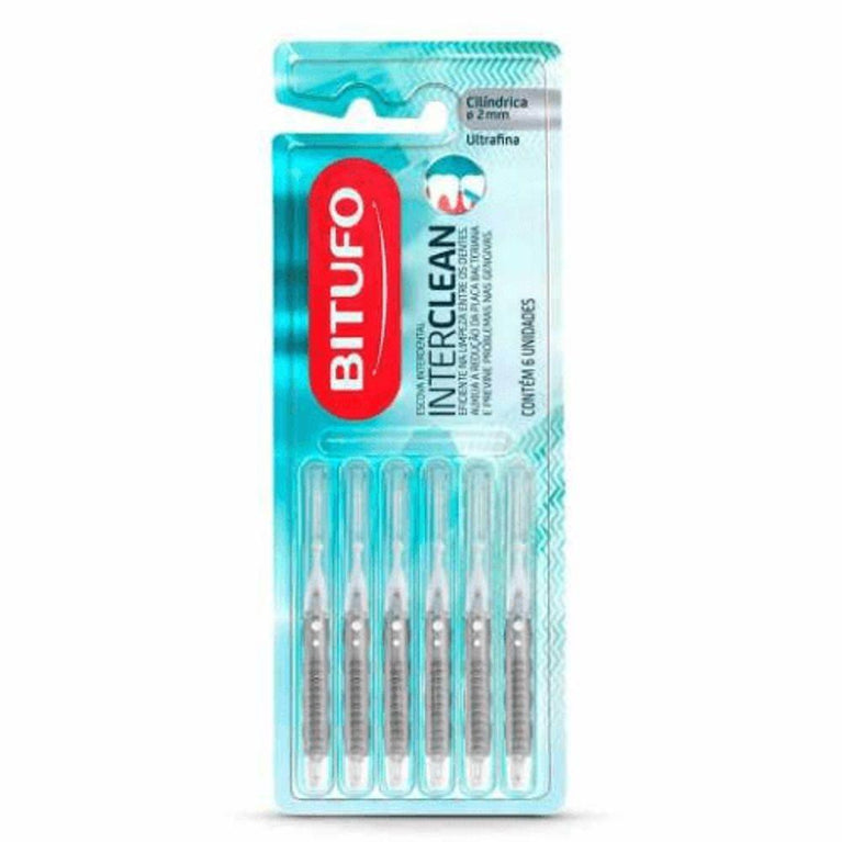 Escova Dental Bitufo Inte Hb U Fina Bca 02Mm - Drogaria Poupa Centro