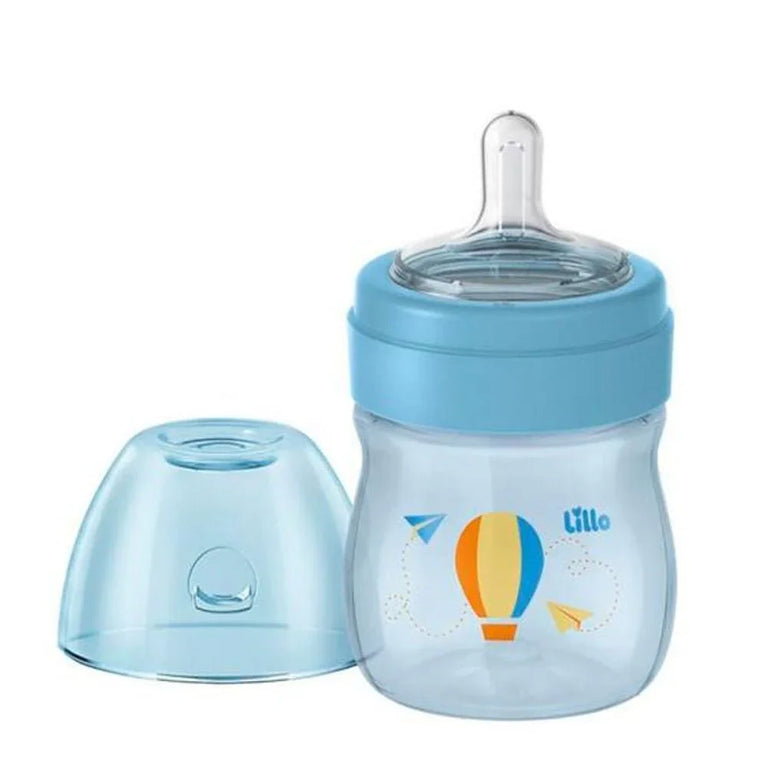 Mamadeira Lillo Super Evolution Primeiros Passos 150ml – Azul