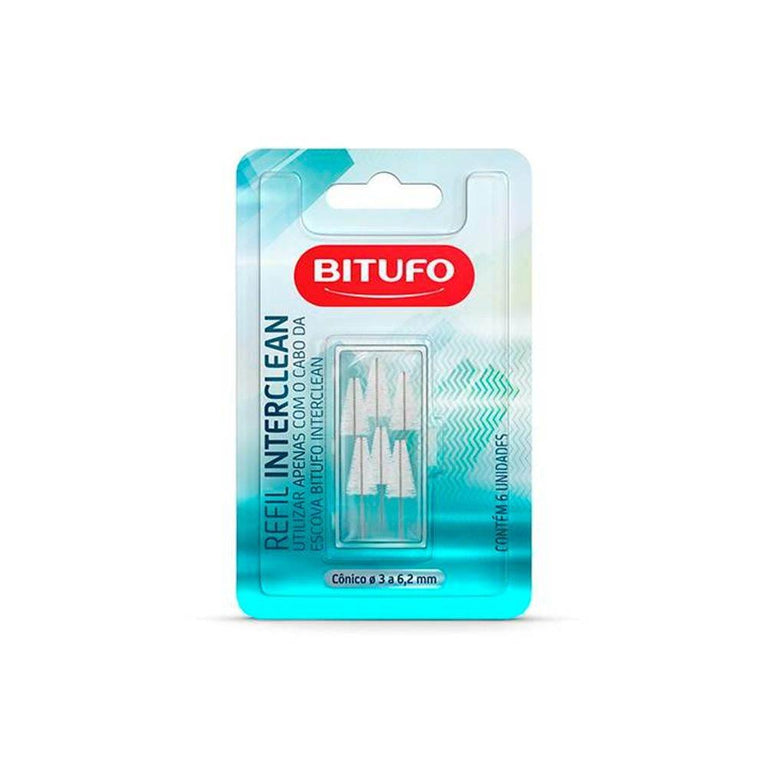 Refil Bitufo Cônico Interdental - Bitufo - Drogaria Poupa Centro