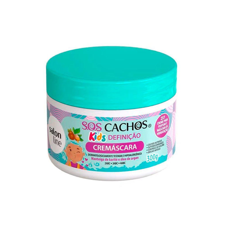 Cremáscara Capilar Salon Line SOS Cachos Definição Kids 300g - Drogaria Poupa Centro
