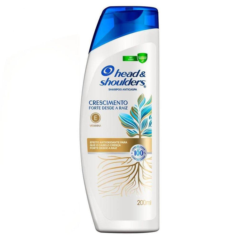 Shampoo Anticaspa Head & Shoulders Crescimento - 200Ml - Drogaria Poupa Centro