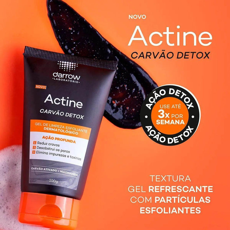 Gel de limpeza Actine Carvao Detox 100G - Drogaria Poupa Centro
