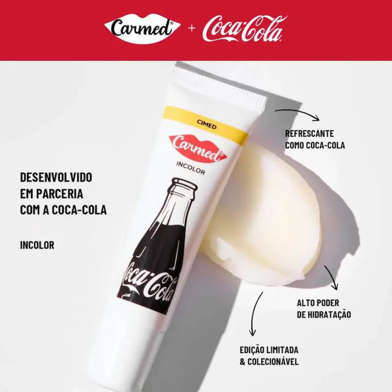 Hidratante Labial Carmed Coca Cola Incolor 10g