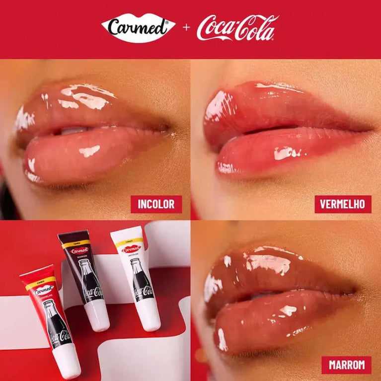 Hidratante Labial Carmed Coca Cola Incolor 10g