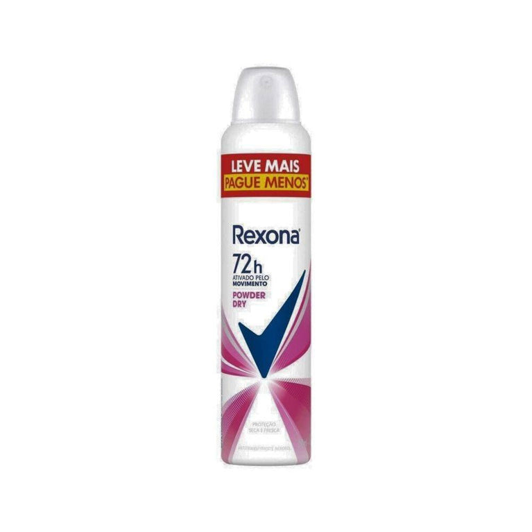 Desodorante Rexona Antitranspirante Aerosol Powder Dry 250ml - Drogaria Poupa Centro