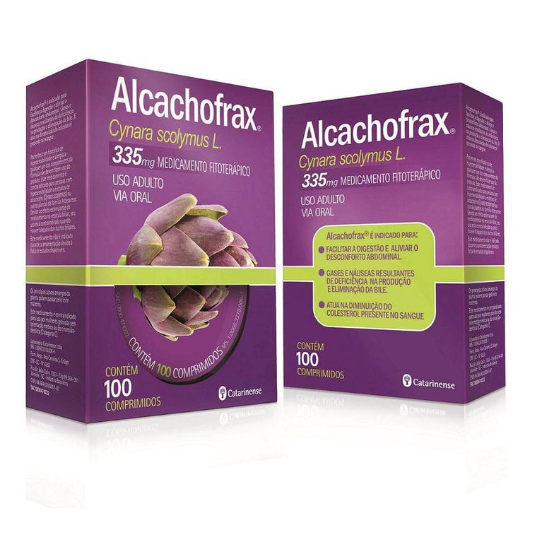Alcachofrax 335Mg 100 Comprimidos Catarinense - Drogaria Poupa Centro