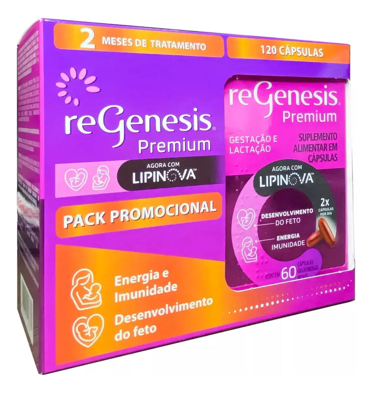 Suplemento Alimentar Regenesis Premium - Pack 120 Cápsulas