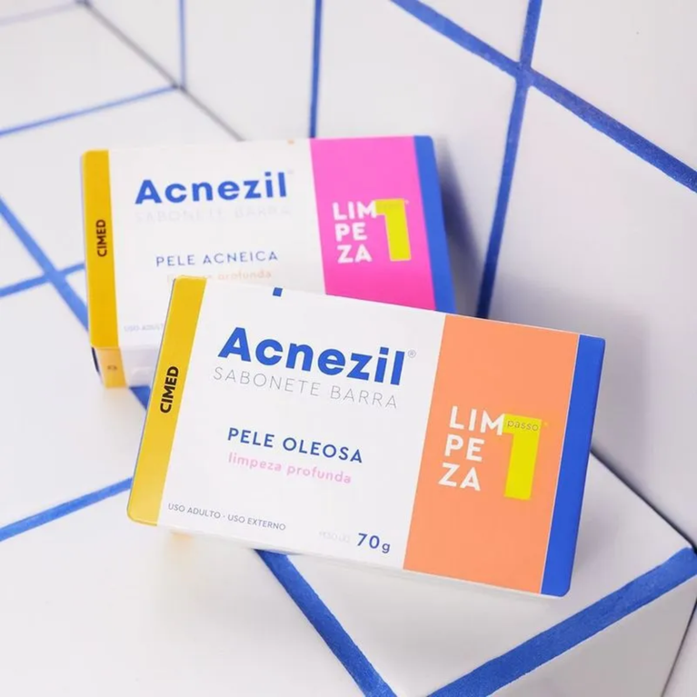 Sabonete Em Barra Acnezil Pele Acneica 70g