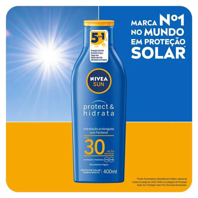 Nivea Sun Protetor Hidratante FPS 30 - 400 ml