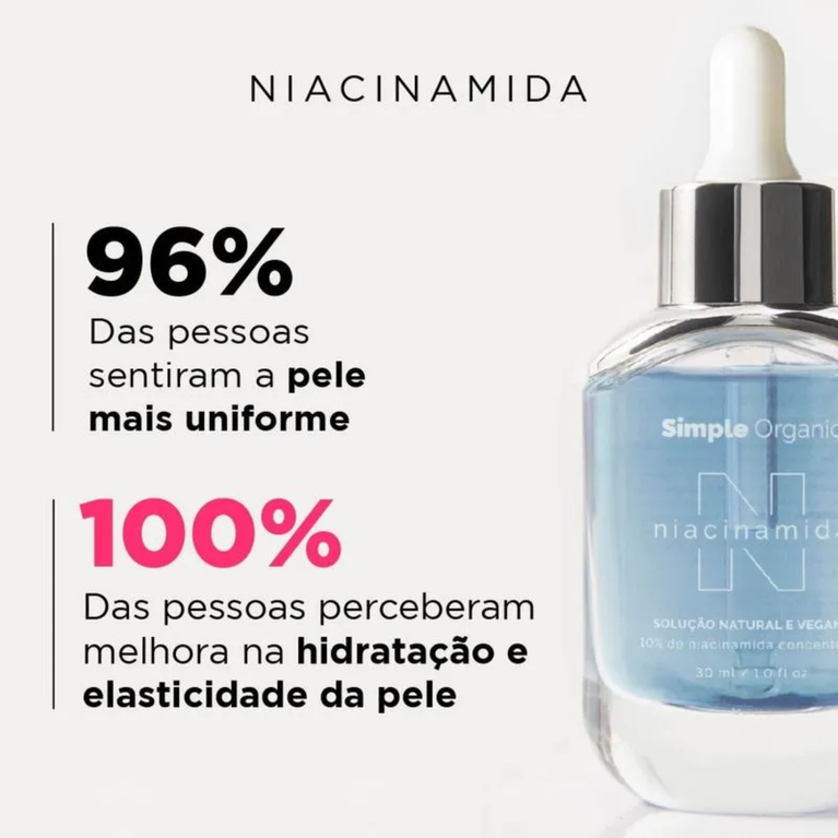 Sérum Simple Organic Solução Niacinamida 30ml