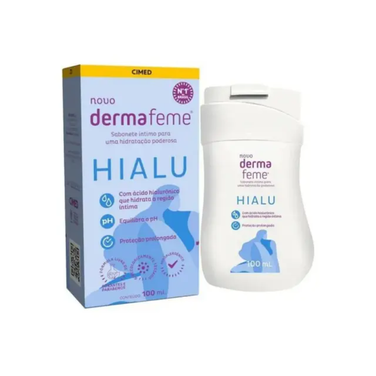 Sabonete Íntimo Dermafeme Ácido Hialurônico 100ml