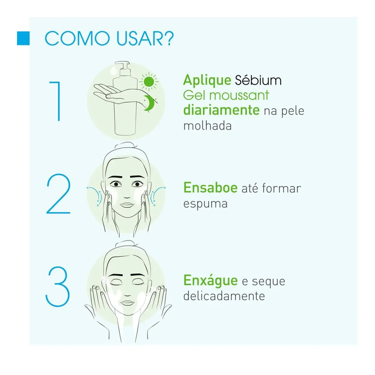 Gel de Limpeza Bioderma Sébium Gel Moussant 200ml
