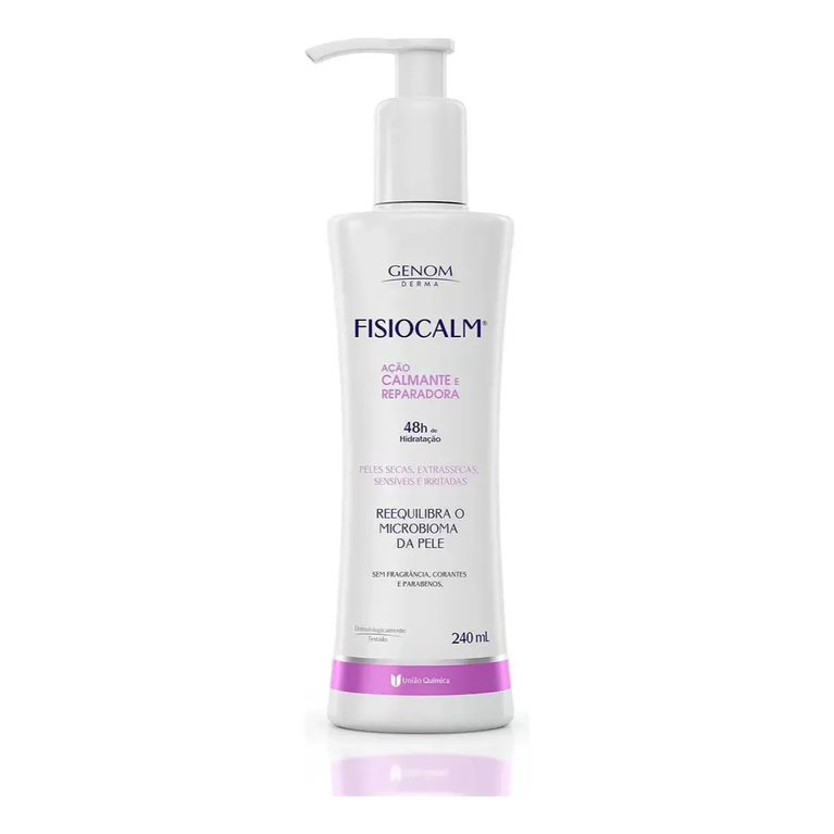 Fisiocalm Genom Loção Hidratante Calmante 240ml VALIDADE 31/01/2027