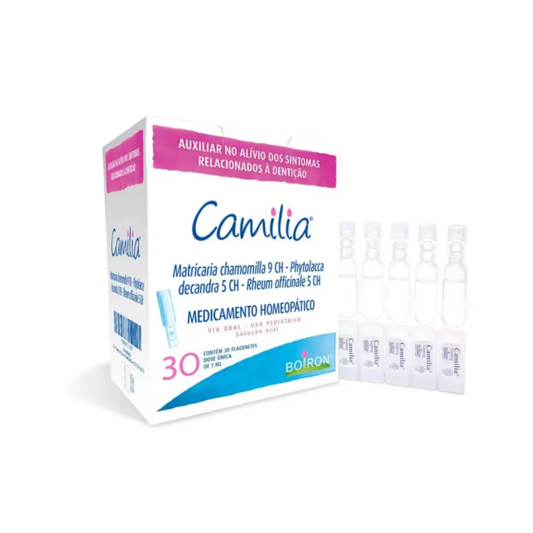Camilia Solução Oral 30 flaconetes de 1ml VALIDADE 09/26