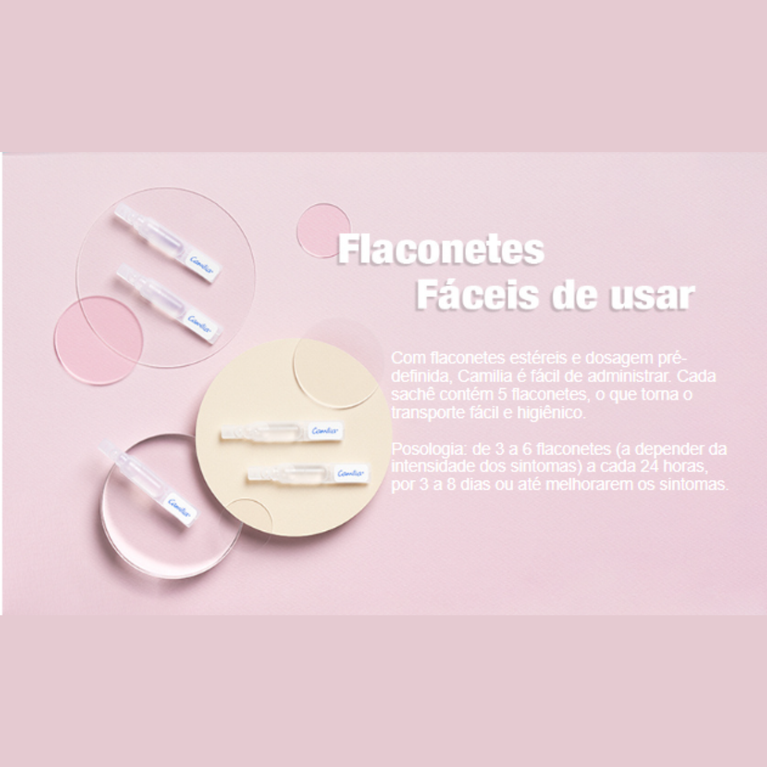 Camilia Solução Oral 30 flaconetes de 1ml VALIDADE 09/26