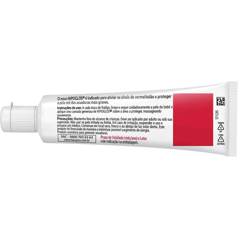 HIPOGLÓS® Creme Preventivo De Assaduras, 40g - Drogaria Poupa Centro